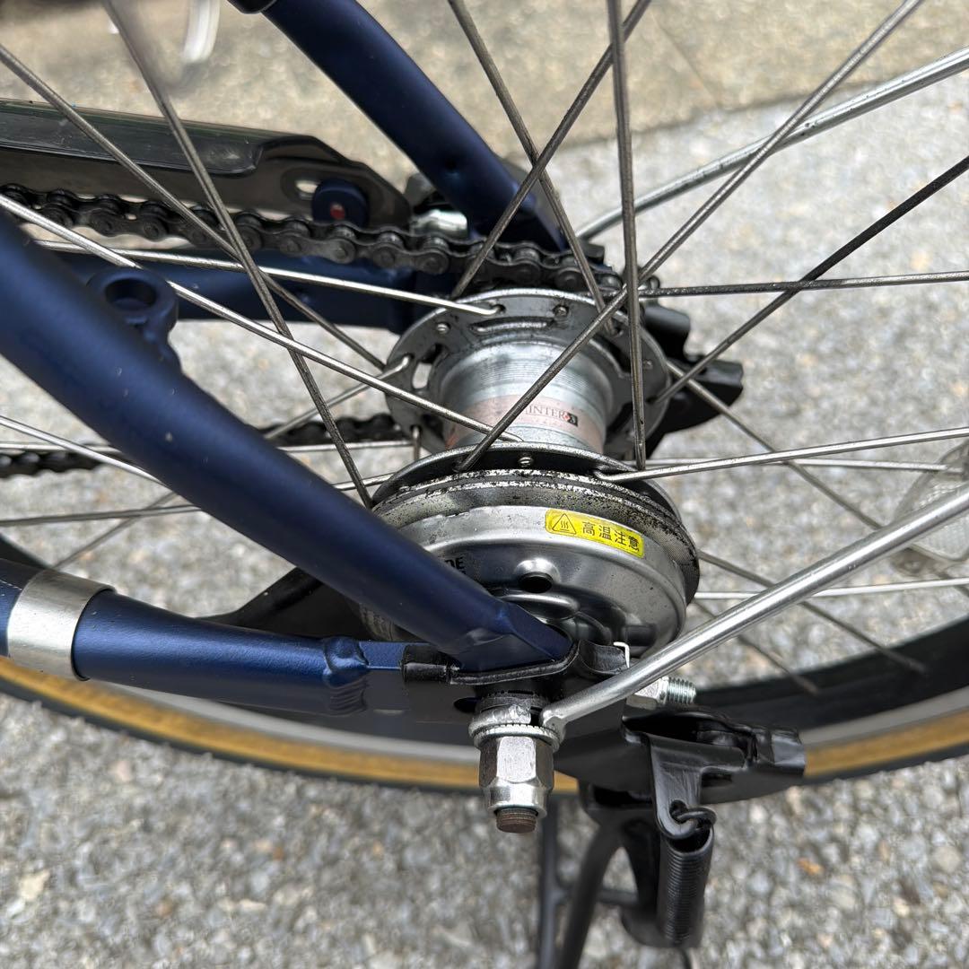 電動アシスト自転車 PAS CITY C カゴ付き ネイビー ヤマハパス 頻度少