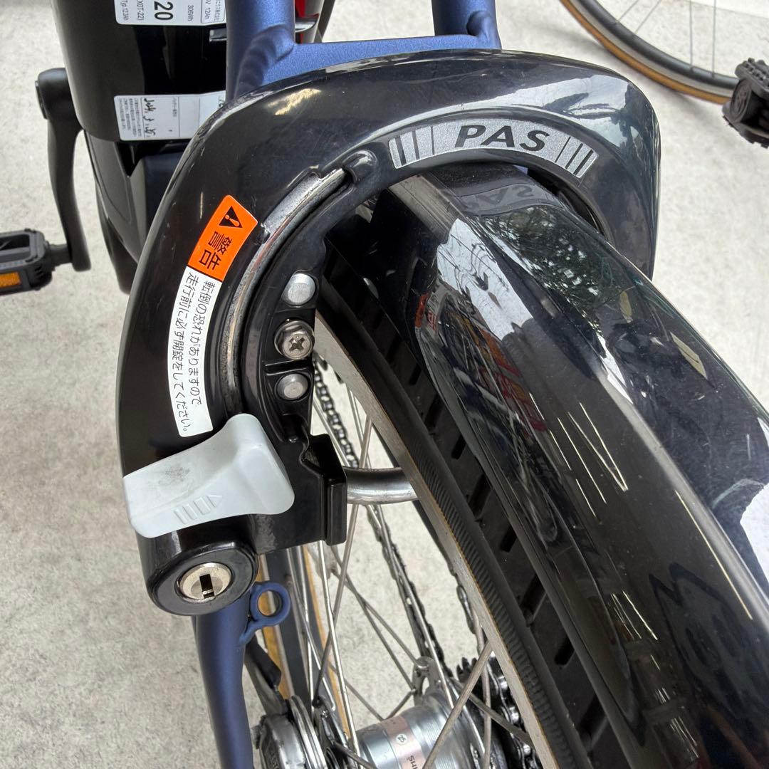 電動アシスト自転車 PAS CITY C カゴ付き ネイビー ヤマハパス 頻度少