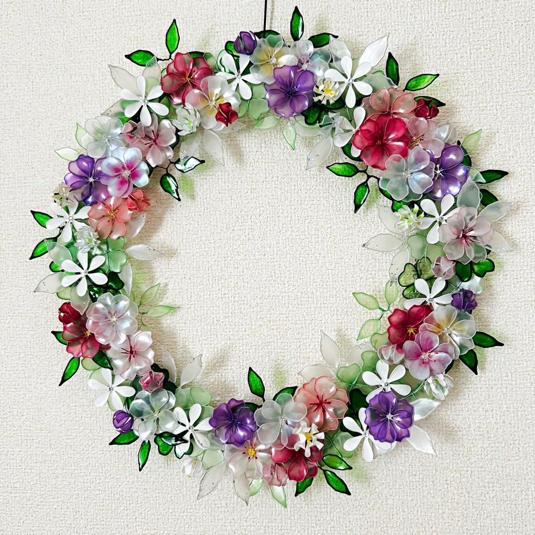sakura様　オーダーリース　ワイヤークラフト　ディップアート