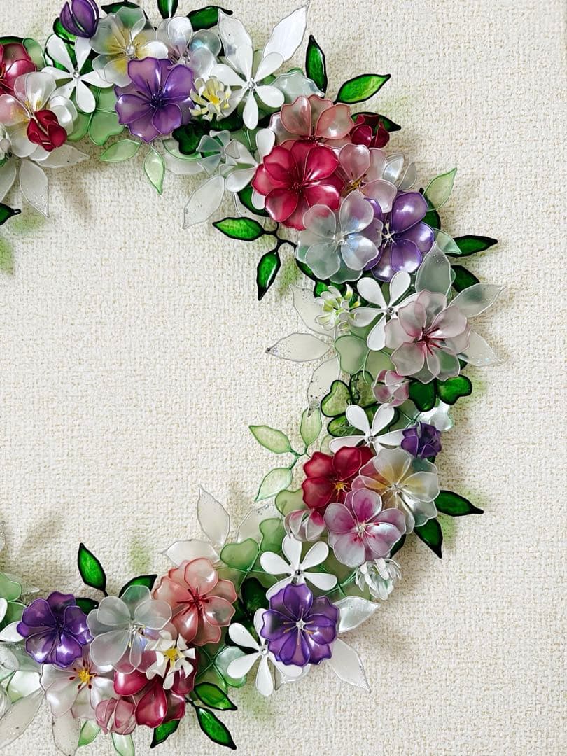 sakura様　オーダーリース　ワイヤークラフト　ディップアート