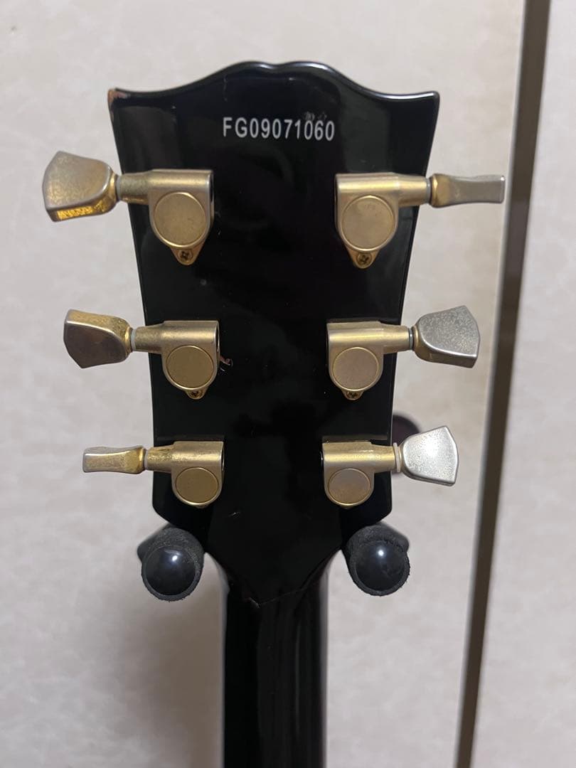 レスポールカスタム Gibsonロゴ(burny製)