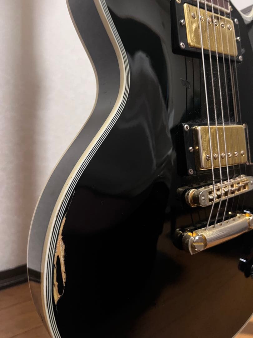 レスポールカスタム Gibsonロゴ(burny製)