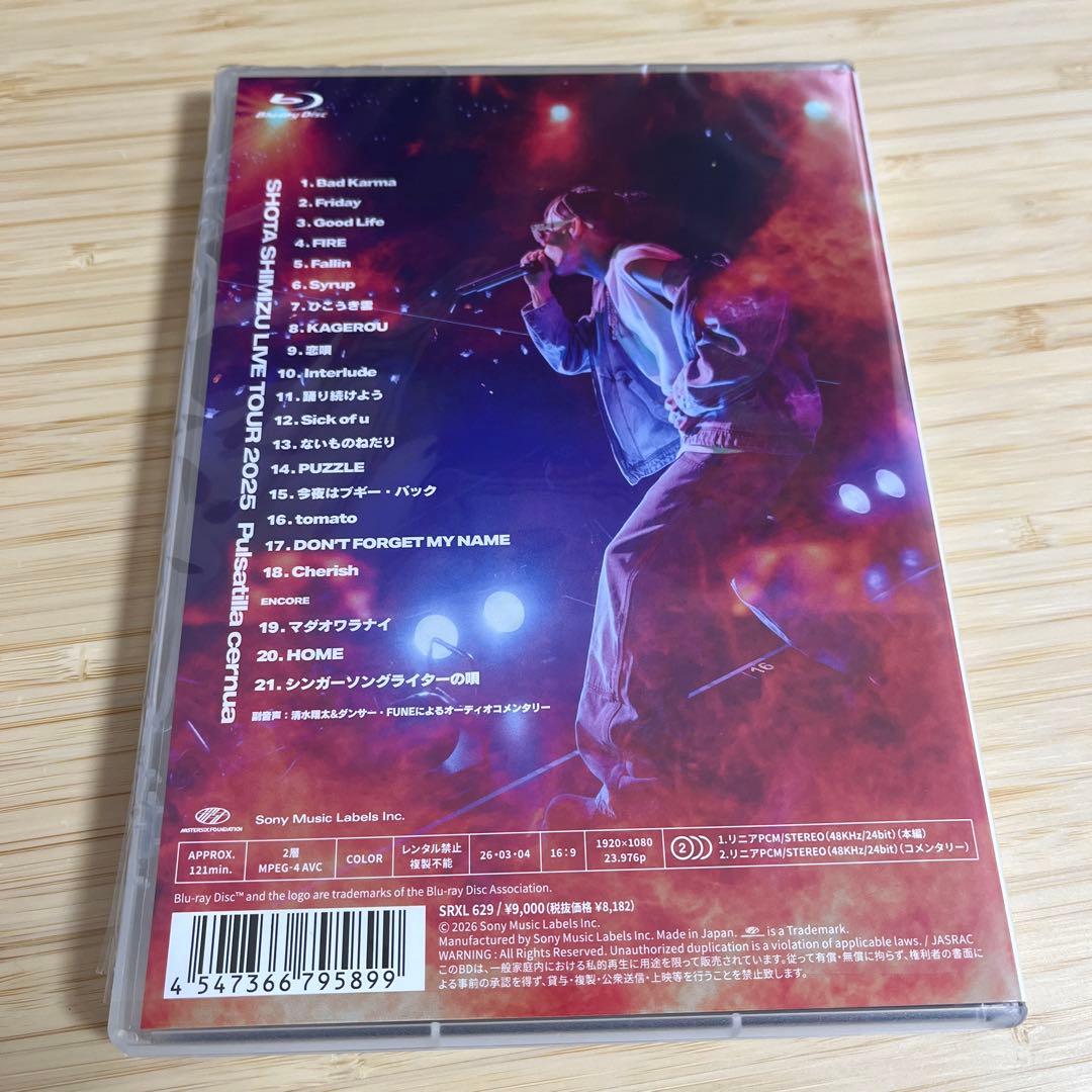 清水翔太 SHOTA SHIMIZU LIVE TOUR 2025 初回仕様