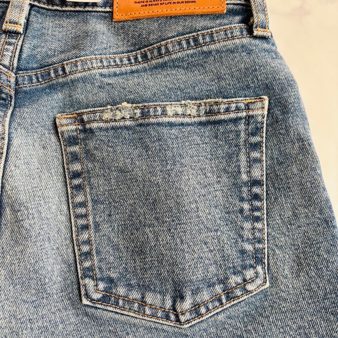 【美品】MOUSSY マウジー MVS FLARE フレアデニム 26