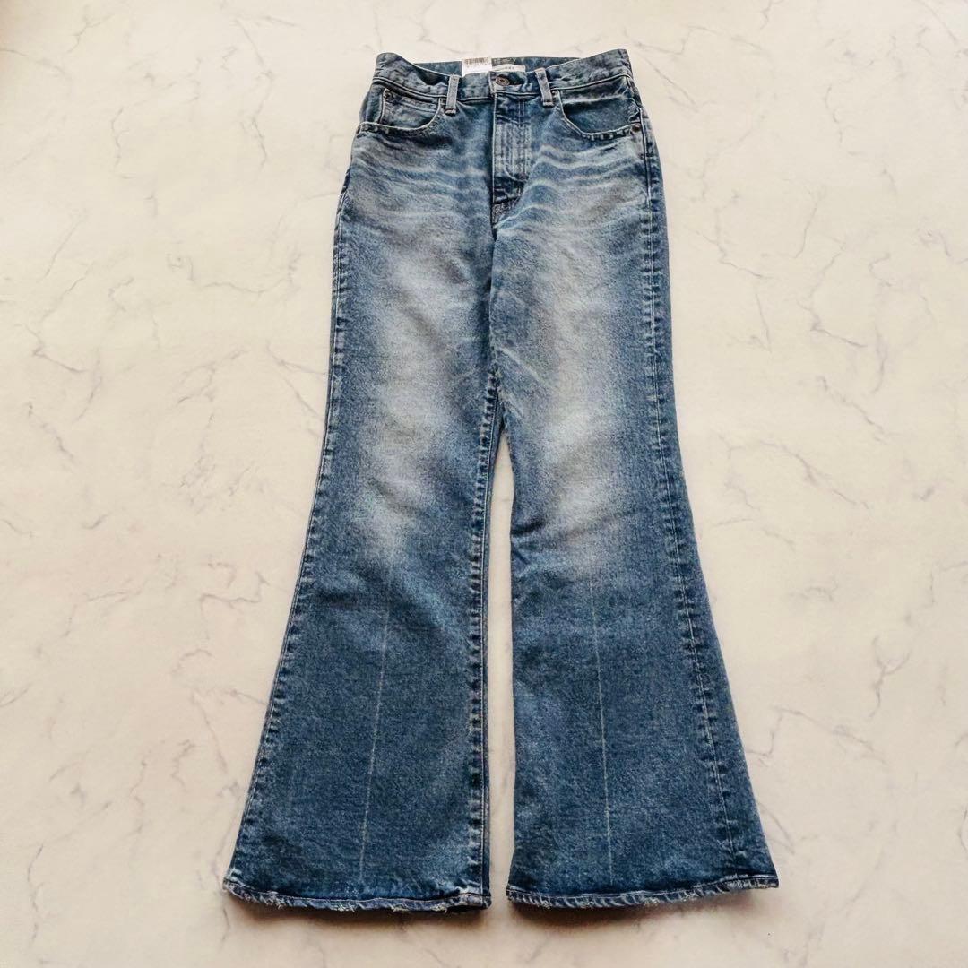 【美品】MOUSSY マウジー MVS FLARE フレアデニム 26