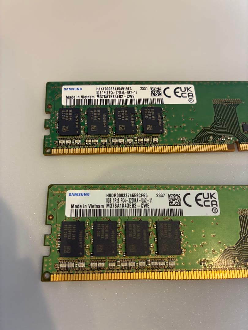 星*海様 Samsung DDR4 メモリ 8GB 2400MHz