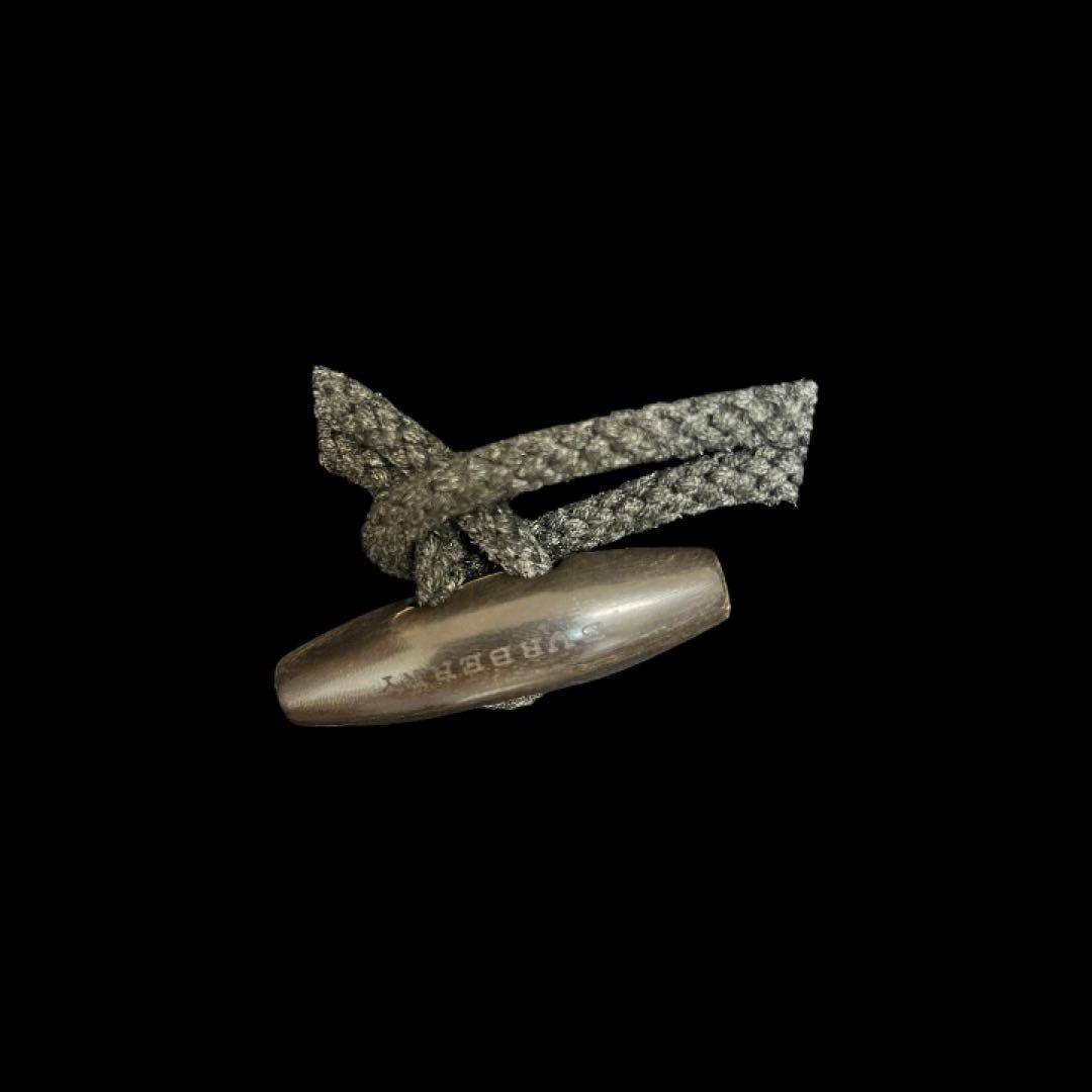 英国 BURBERRY LNODON ダッフルコート ノバチェック L〜LL 黒