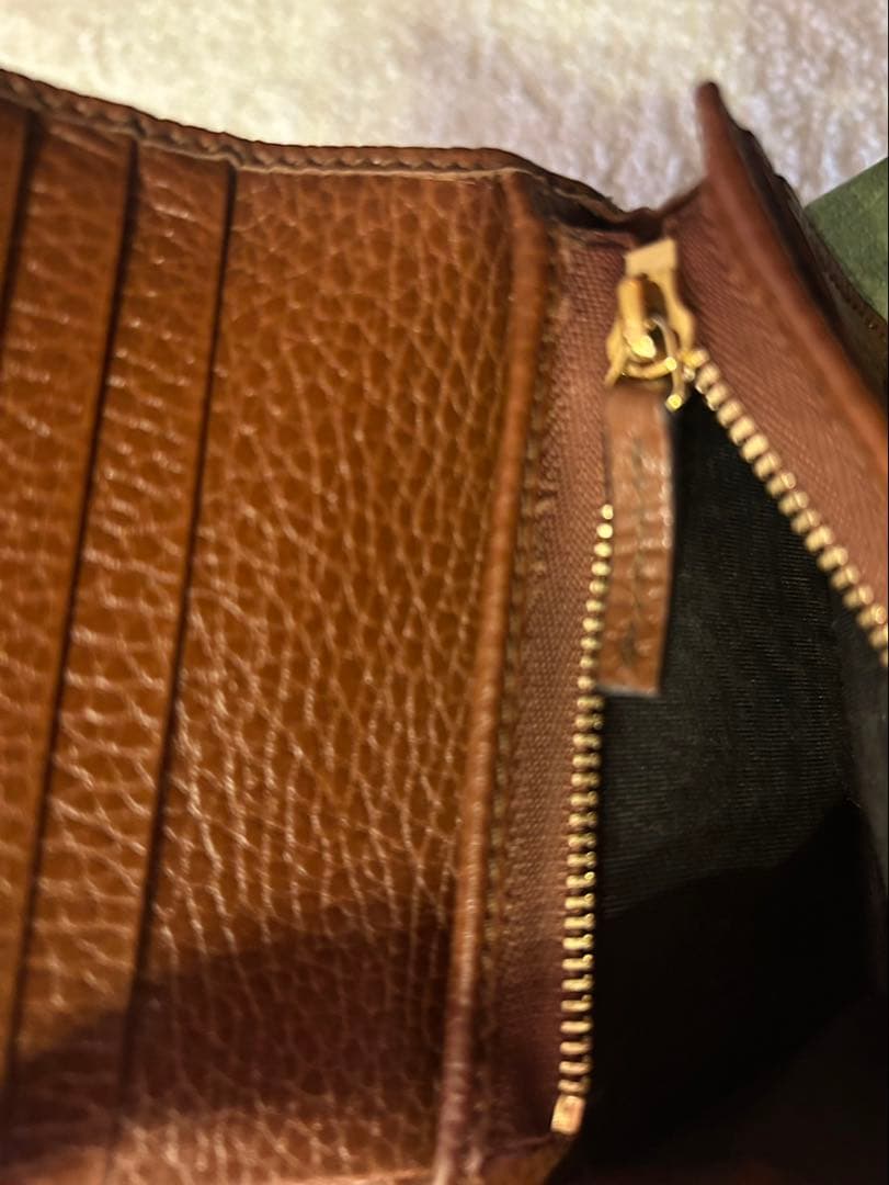 GUCCIジャッキー1961二つ折り財布　デニム