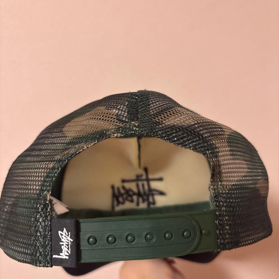 stussy迷彩キャップ