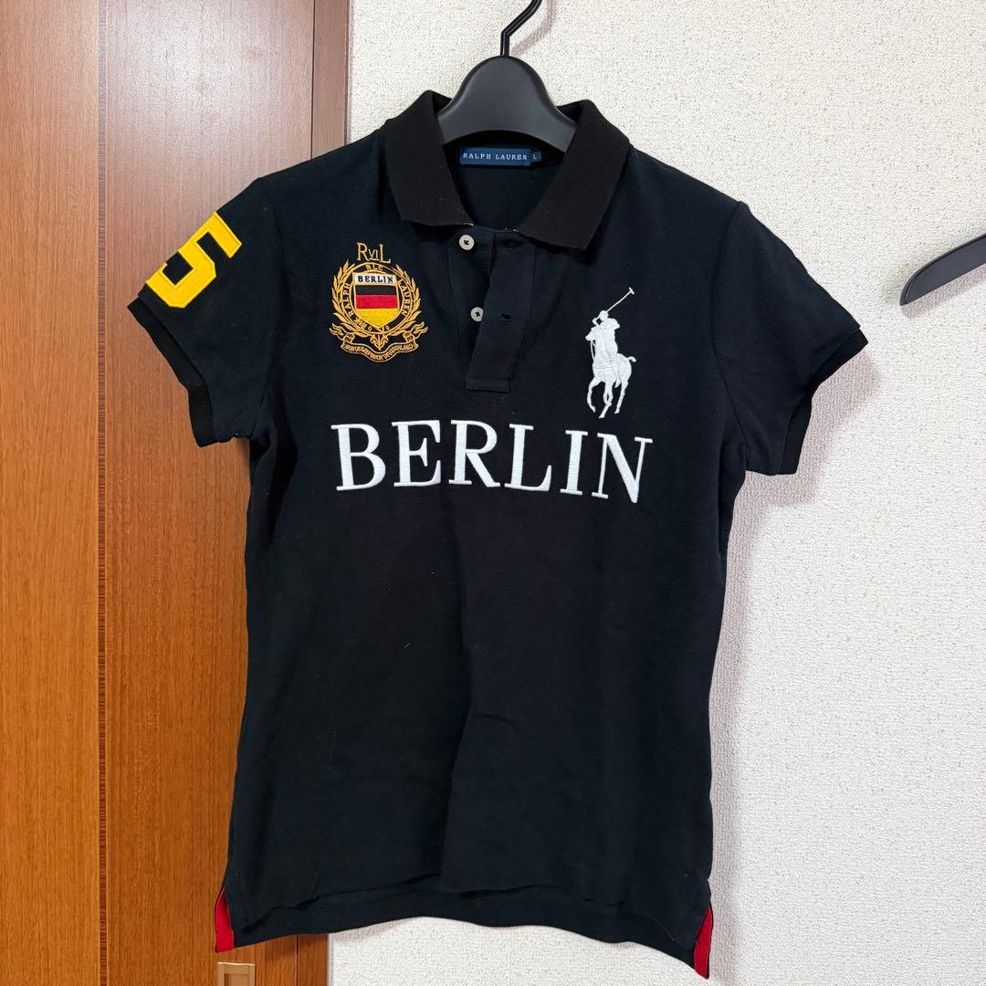 ラルフローレン　ワッペン　ポロシャツ　良品　定番　人気モデル