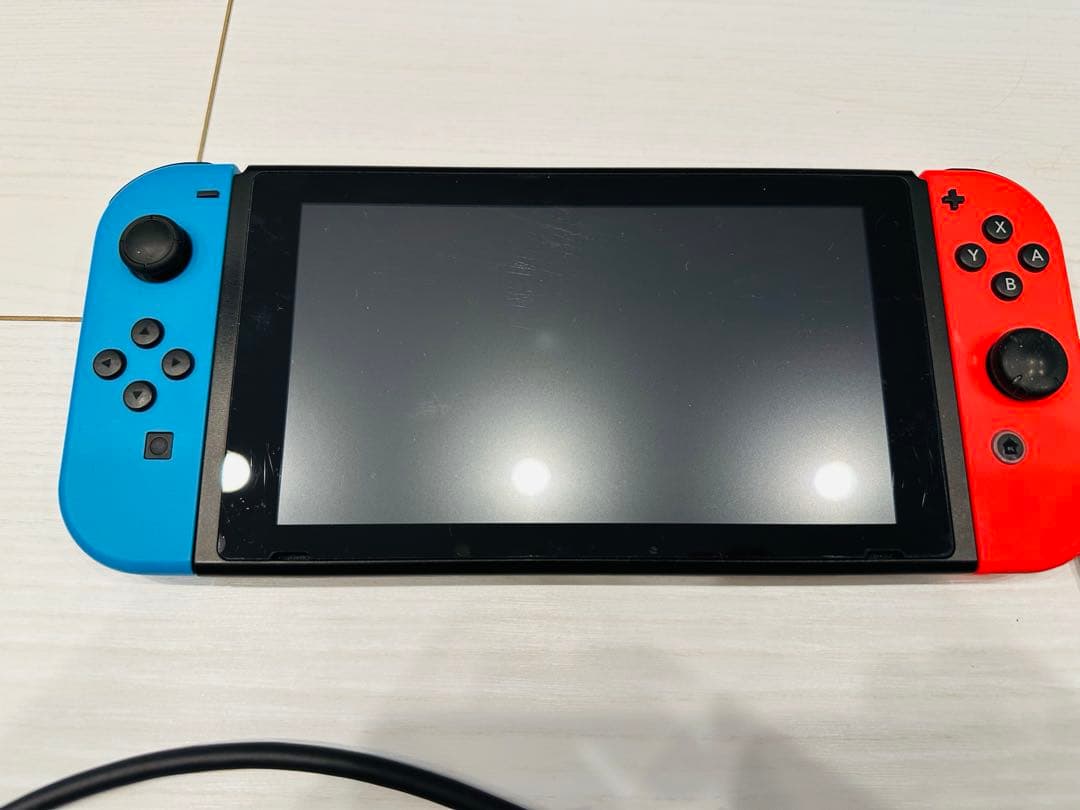 【64GB SD付、フィルム有】Nintendo Switch 一式 【外箱有】