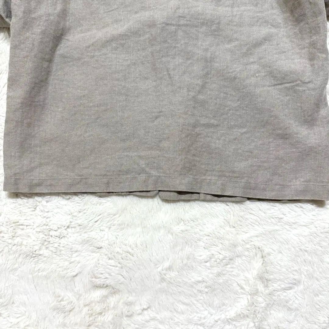 美品 ネストローブコンフェクト ジャケット リネン ナチュラル 炊込み 20SS
