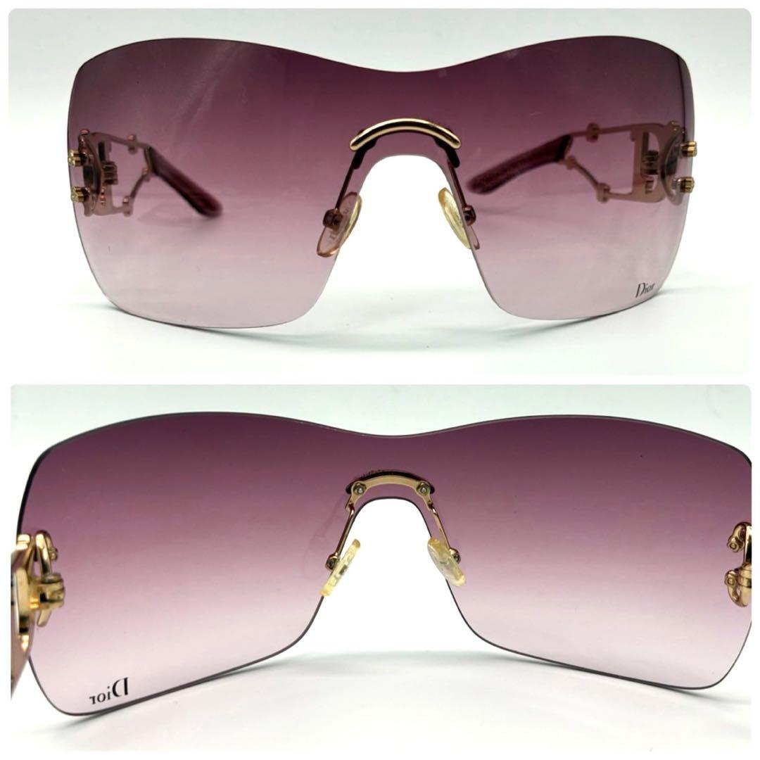 小物 DIOR FLORAL SHIELD SUNGLASSES rim less