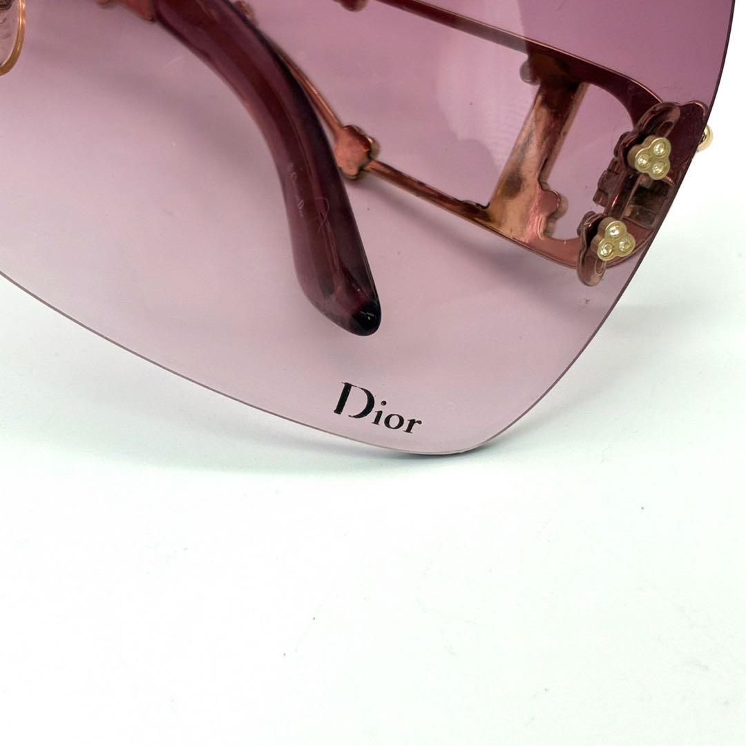 小物 DIOR FLORAL SHIELD SUNGLASSES rim less