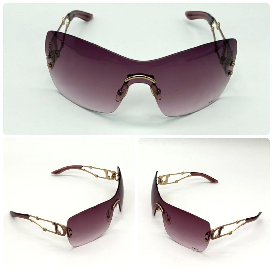 小物 DIOR FLORAL SHIELD SUNGLASSES rim less