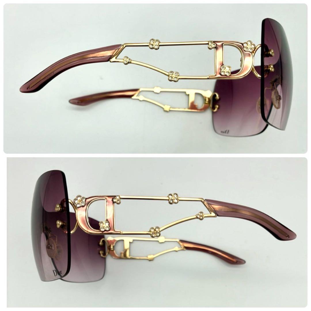 小物 DIOR FLORAL SHIELD SUNGLASSES rim less