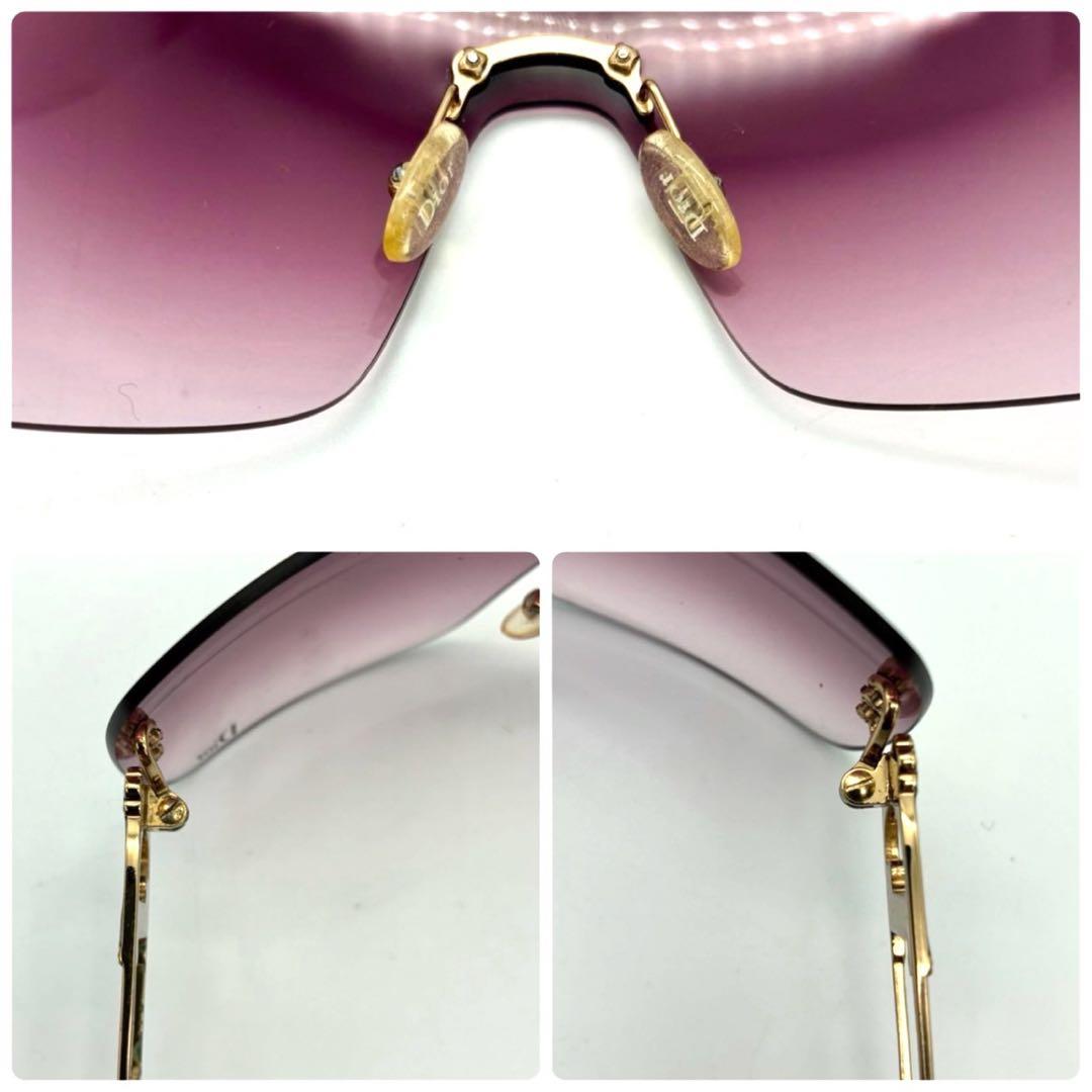 小物 DIOR FLORAL SHIELD SUNGLASSES rim less