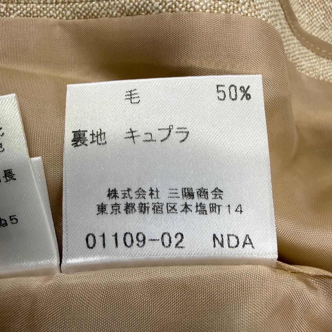 未使用 XL バーバリーロンドン テーラードジャケット シルク ウール 定価7万