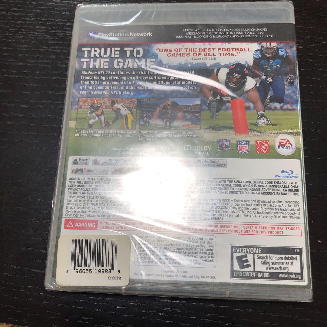MADDEN NFL 1２　USA版