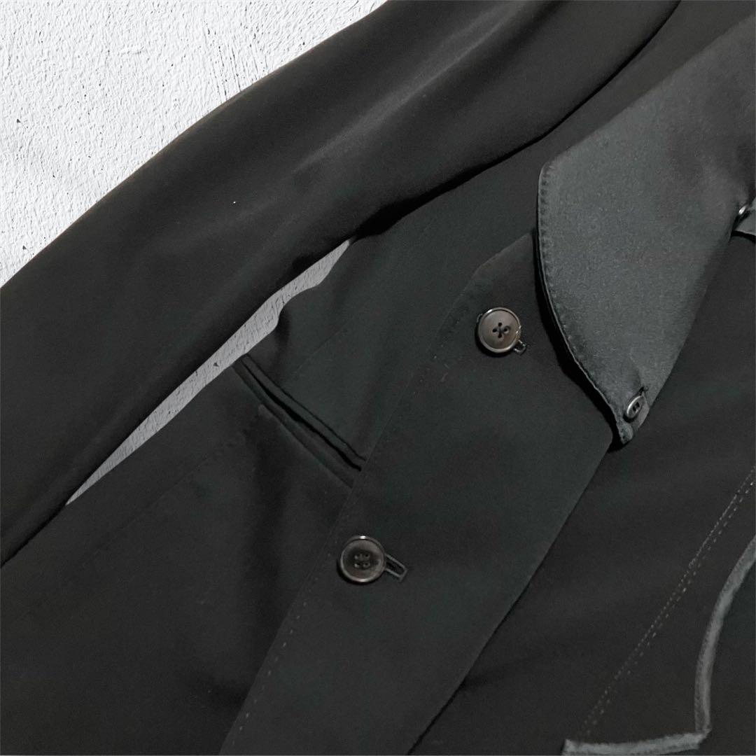 【未使用級】MIHARAYASUHIRO ラペル レイヤード ジャケット シルク
