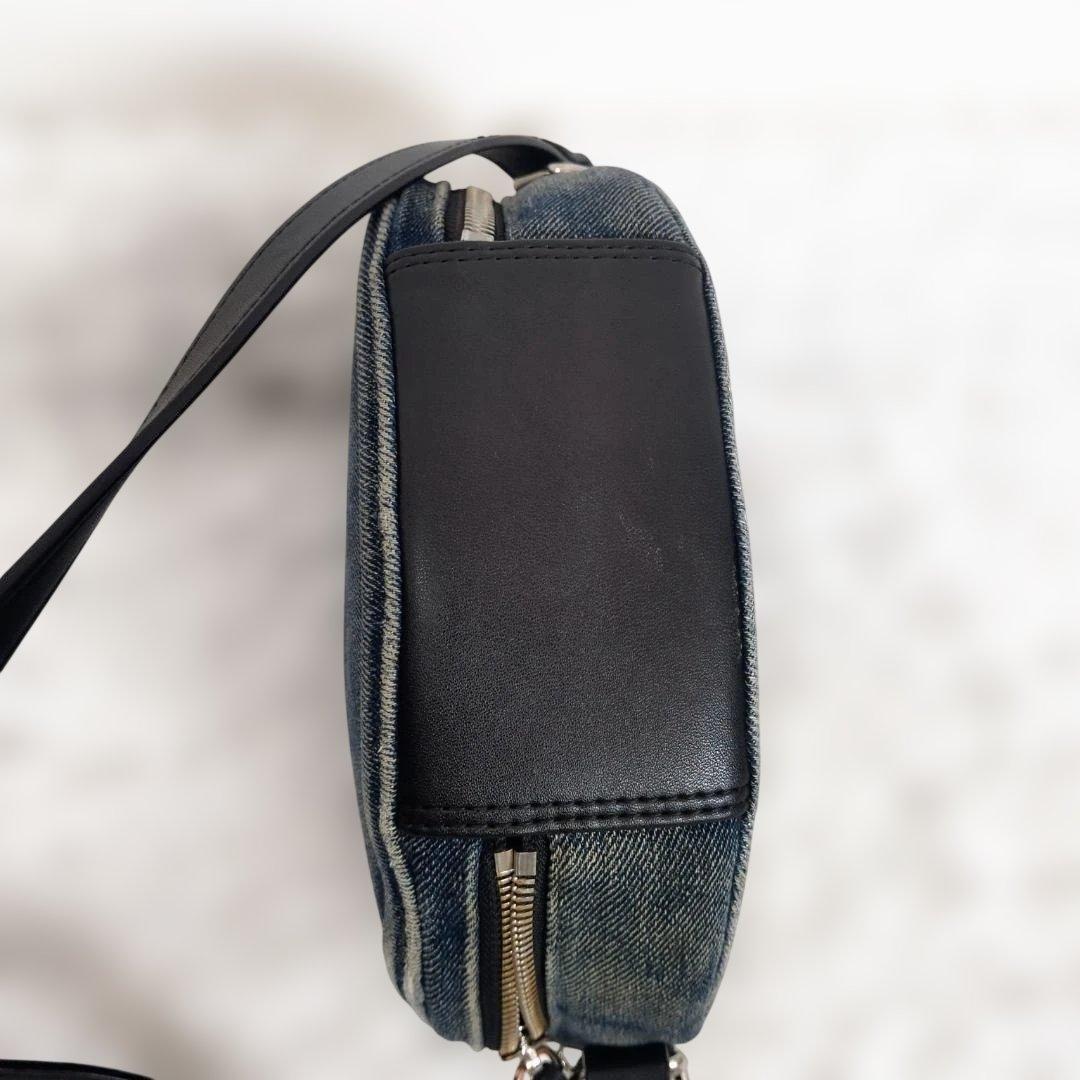 DIESEL ディーゼル ラウンドクロスボディバッグ サークル デニム