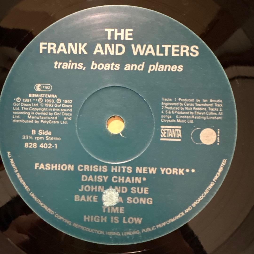 洋楽 The Frank And Walters Trains, Boats LP