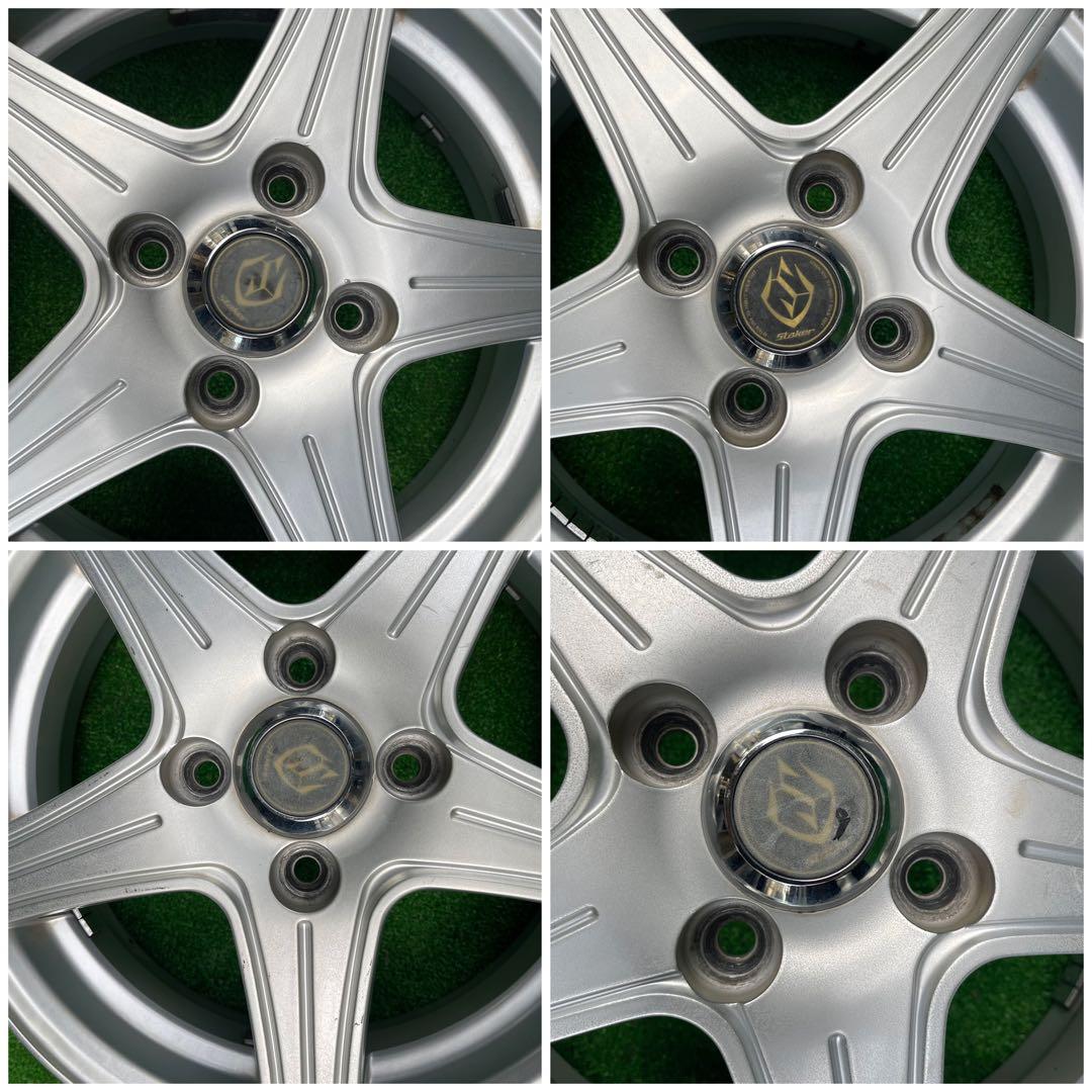 WEDS 社外ホイール 14インチ4.5J+45 　STAKER 4本セット！！