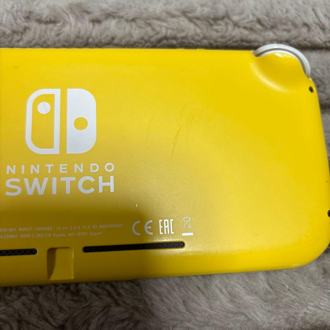 【ジャンク】Nintendo Switch Lite イエロー ACアダプター付