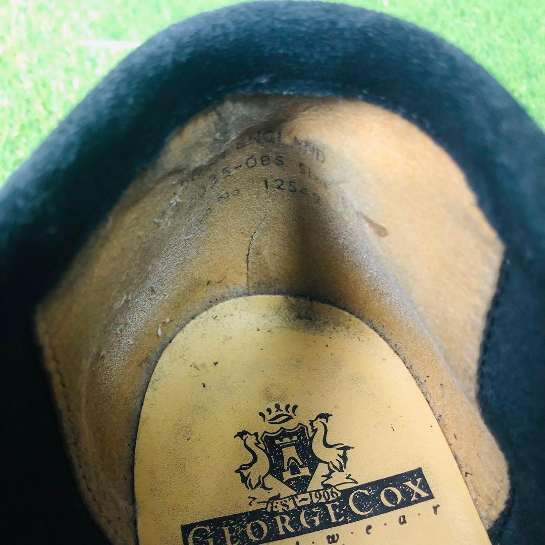 【極美品】E COX ワラビー イングランド製 厚底 8(27)