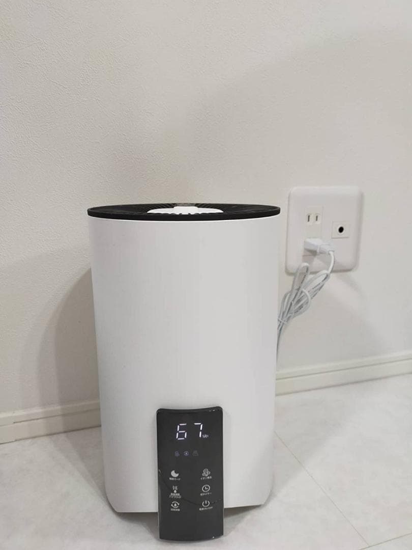 大容量5Lのハイブリッド加湿器　超音波＆加熱式
