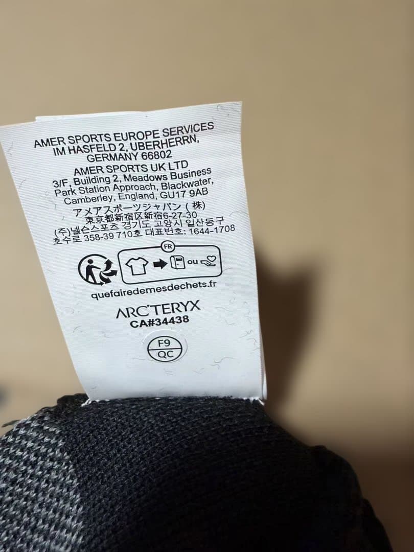 ARC'TERYX Bird Head Toque ブラック
