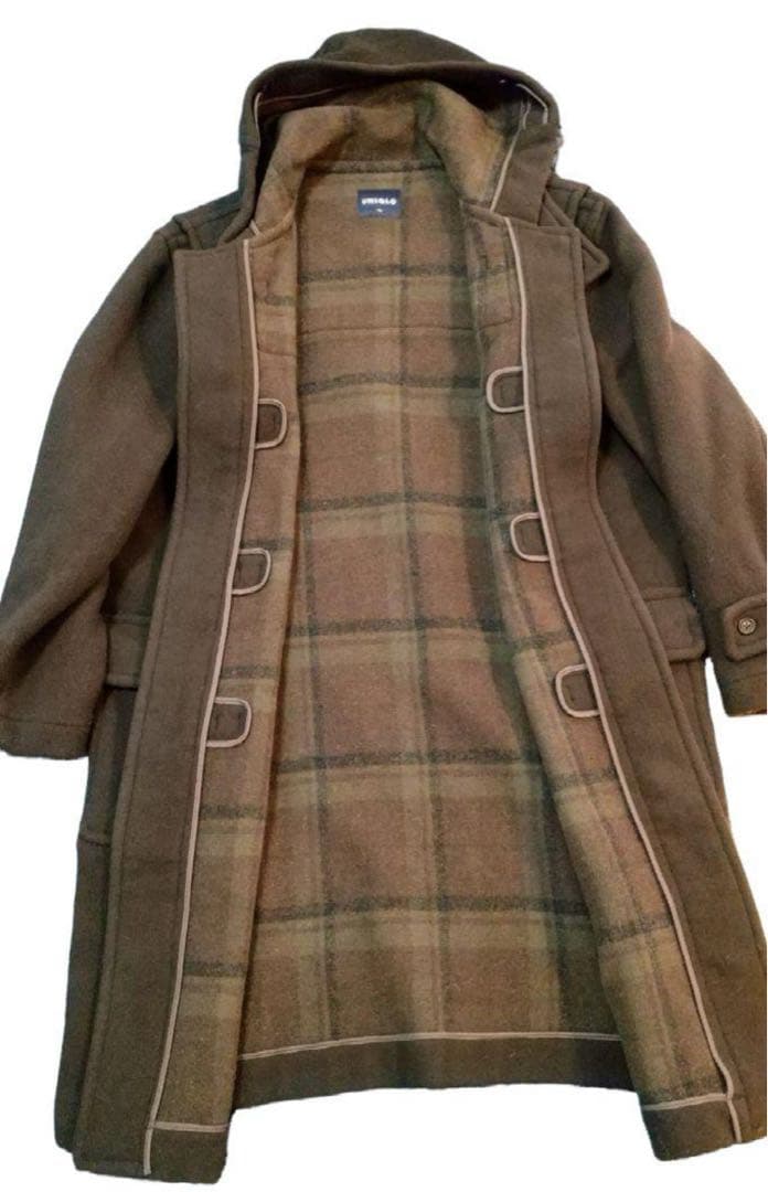 【希少/美品】OLD UNIQLO ブラウンダッフルコート XLサイズ
