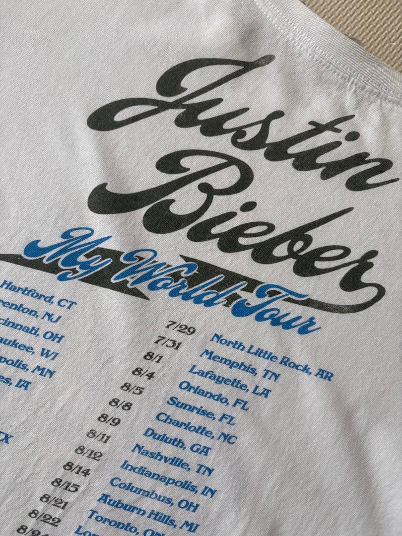 バンT Justin Bieber 2010年ツアー限定Tシャツ レア