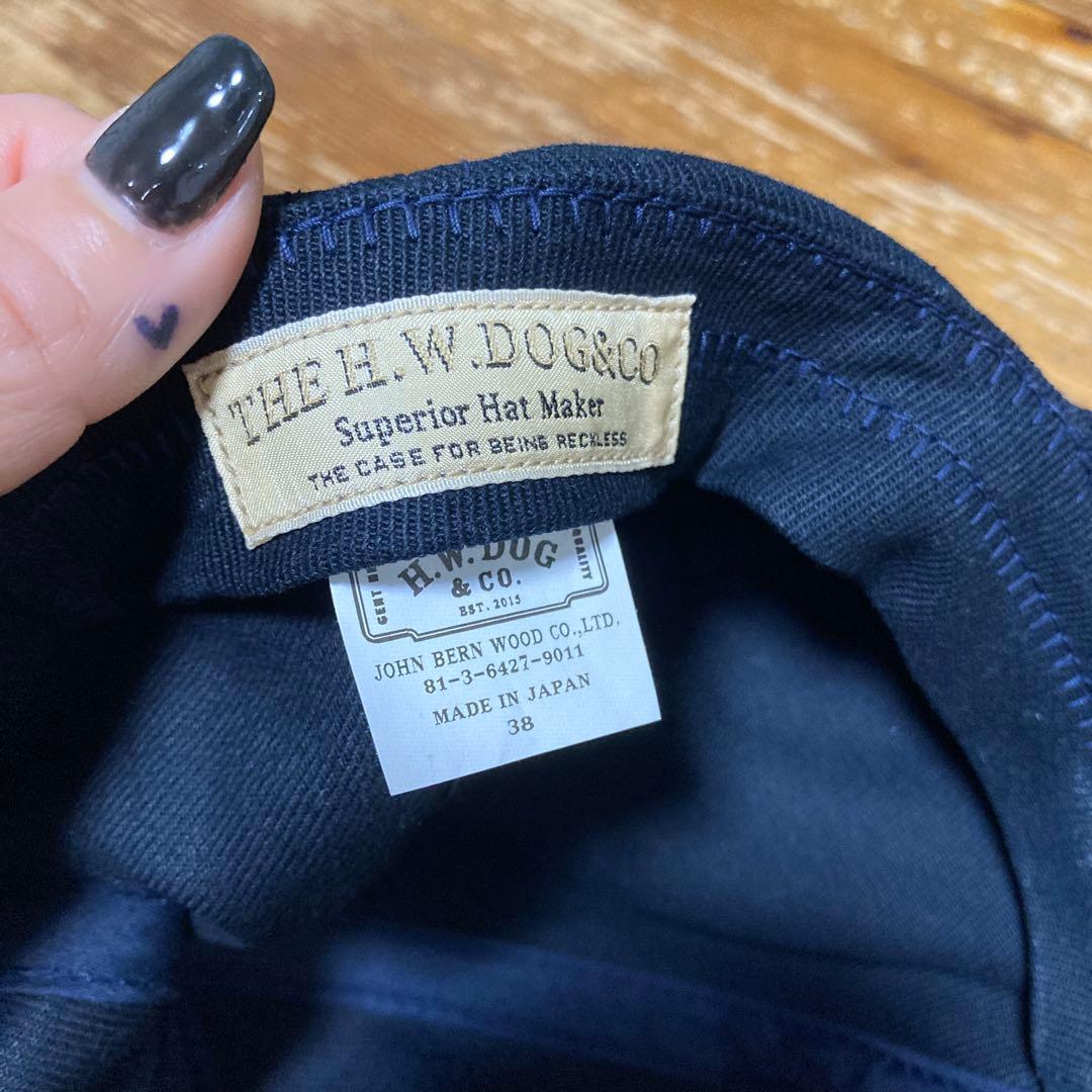 H.W.DOG & CO. ワークキャップ ネイビー