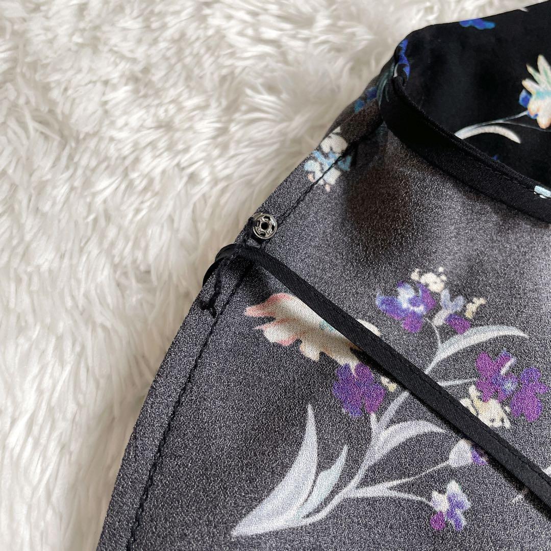 3.1 Phillip Lim ブラックフラワープリントワンピース M シルク