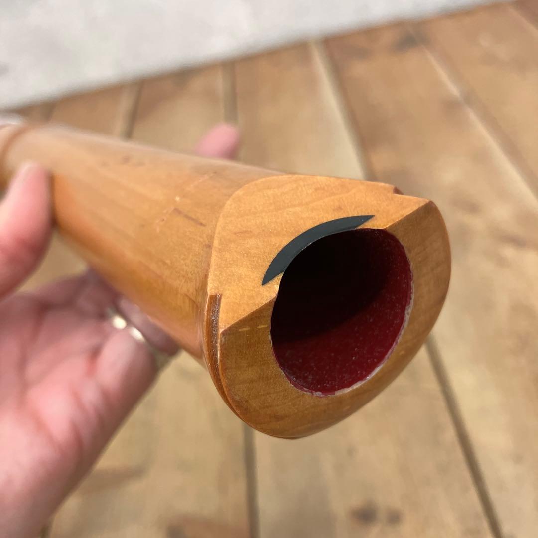 昭和レトロ 清風 尺八 竹製 木管楽器 管楽器 和楽器 雅楽器 古楽器 ケース付