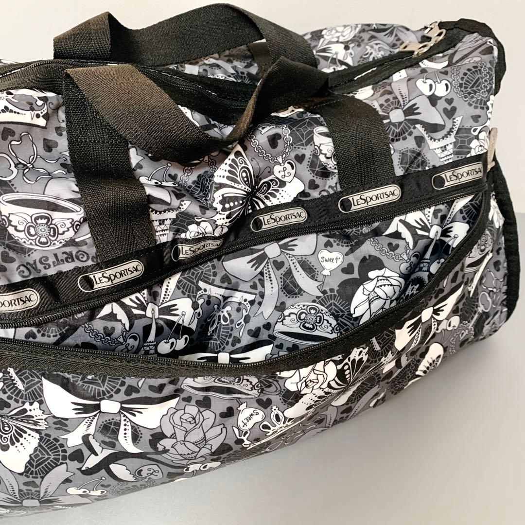 ✨極美品✨LeSportsac 2way ボストンバッグ 大容量 鍵付き