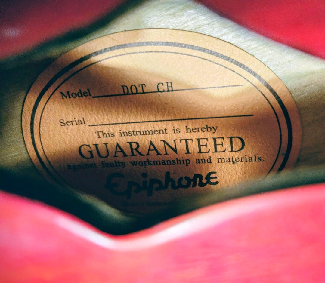 Epiphone DOT CH 　中古本体のみ　説明必読