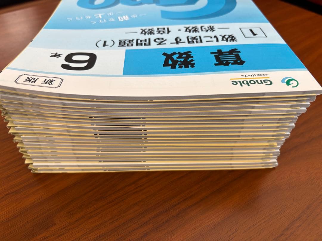 中学受験グノーブル　算数 G脳ワークアウト6年 全20巻 / 未使用品　2025
