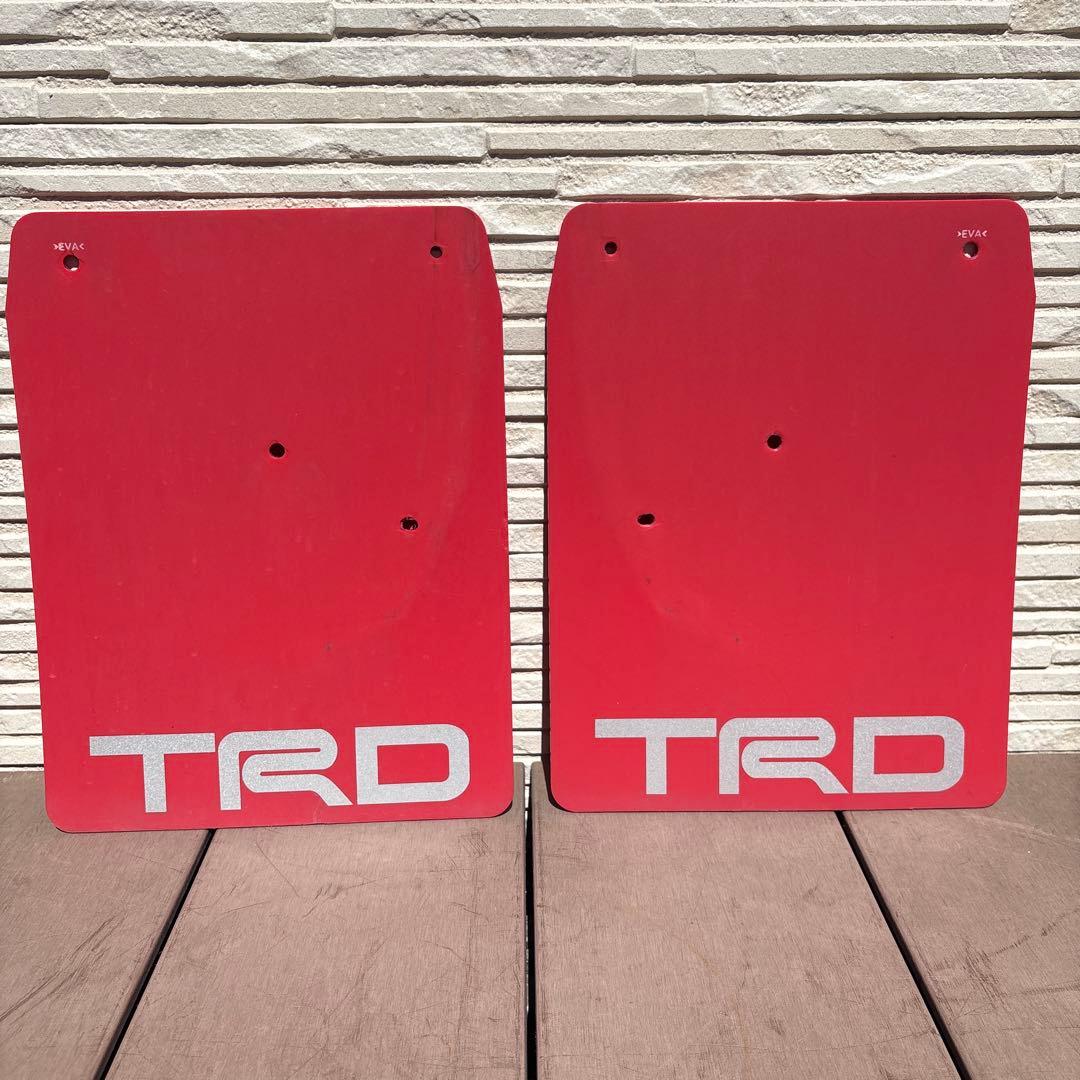 ハイエース TRD レッド マッドフラップ 4枚セット 泥除け