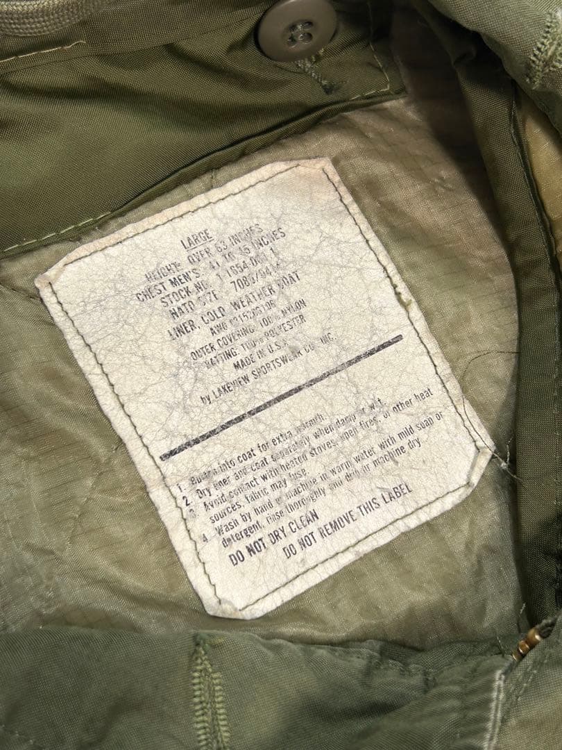 希少 US.ARMY 70s 80s M-65 フィッシュテール モッズコート