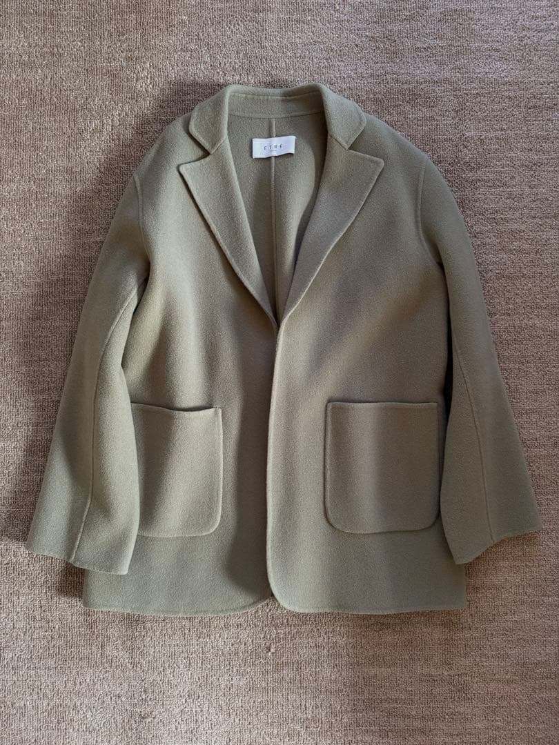 美品　ETRE TOKYO エトレ ウールリバージャケット
