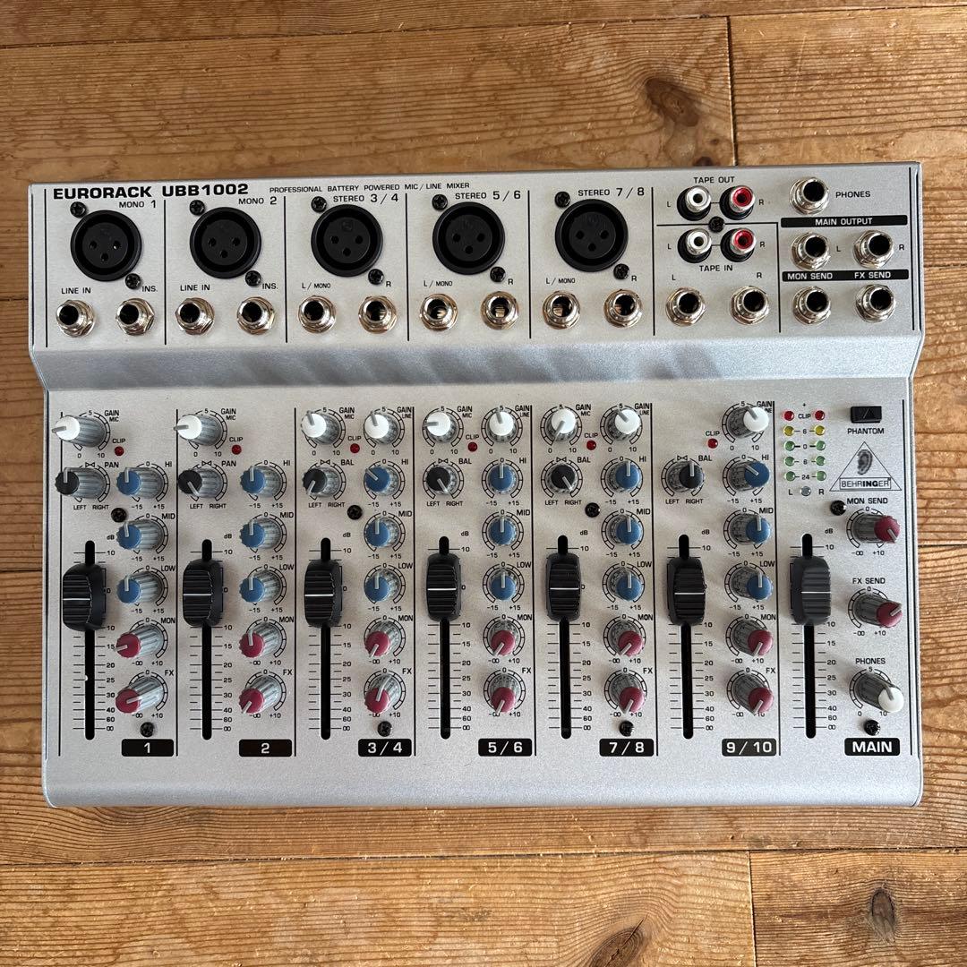 配信機器・PA機器・レコーディング機器 EURORACK UBB1002