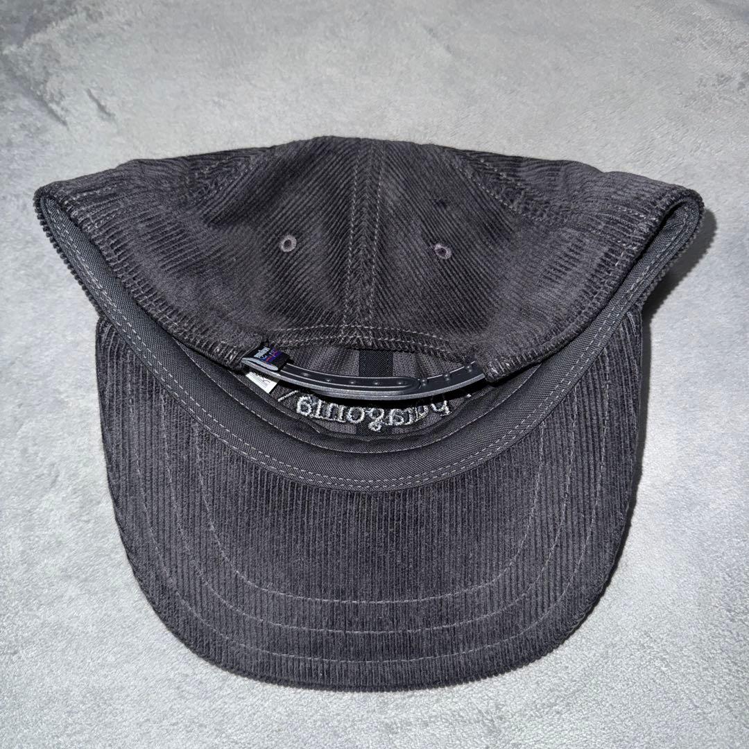 送料込 Patagonia Oval Logo コーデュロイ キャップ ブラック