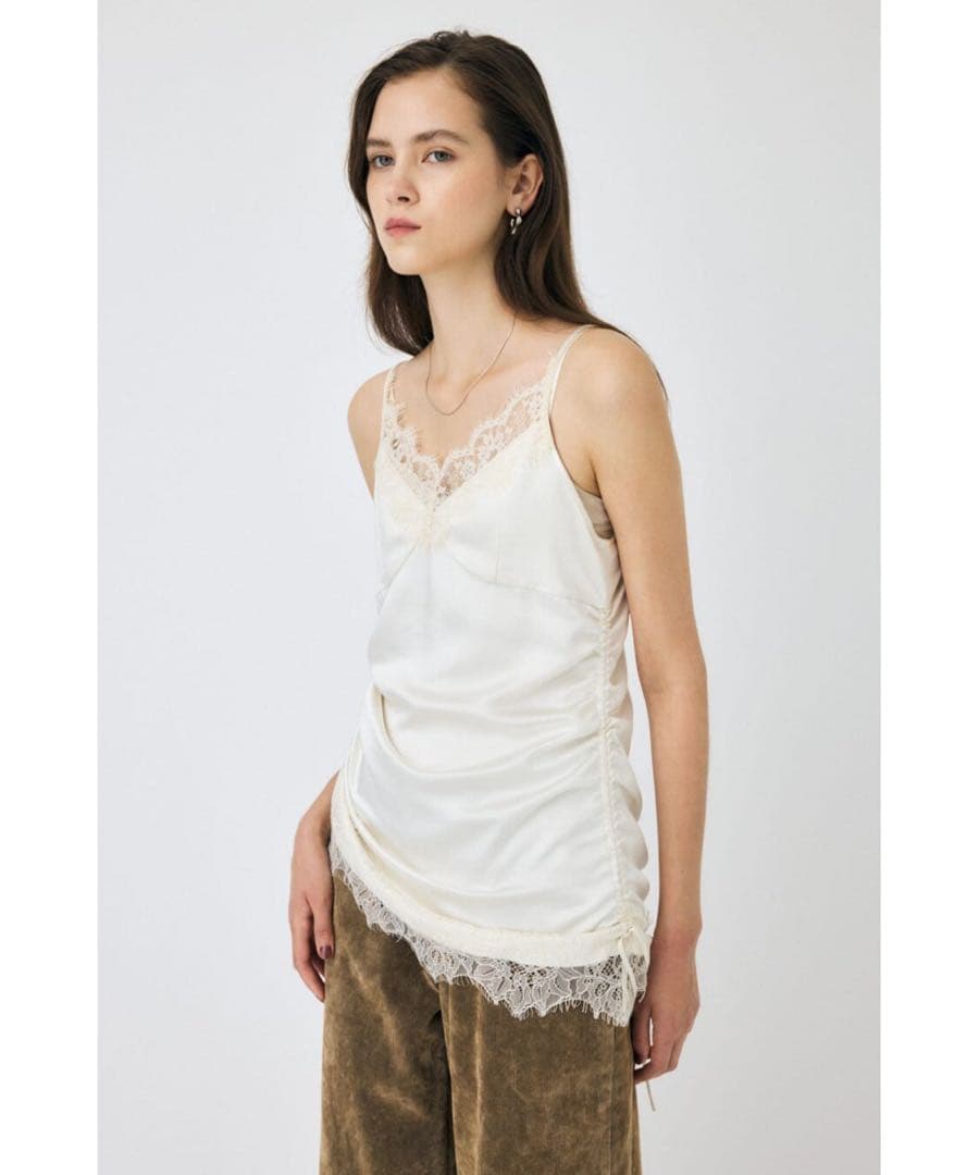 a*様 moussy LACE TRIM CAMI ドレス IVOY
