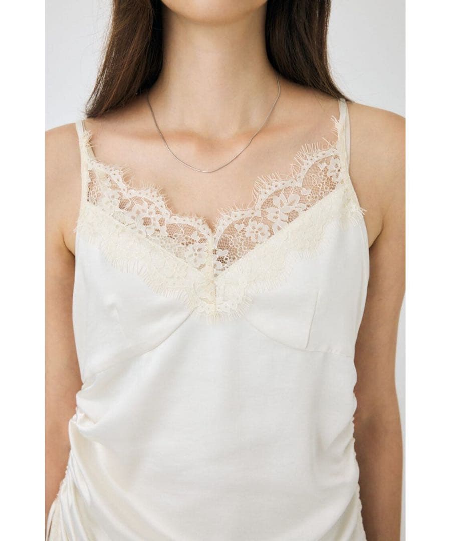 a*様 moussy LACE TRIM CAMI ドレス IVOY