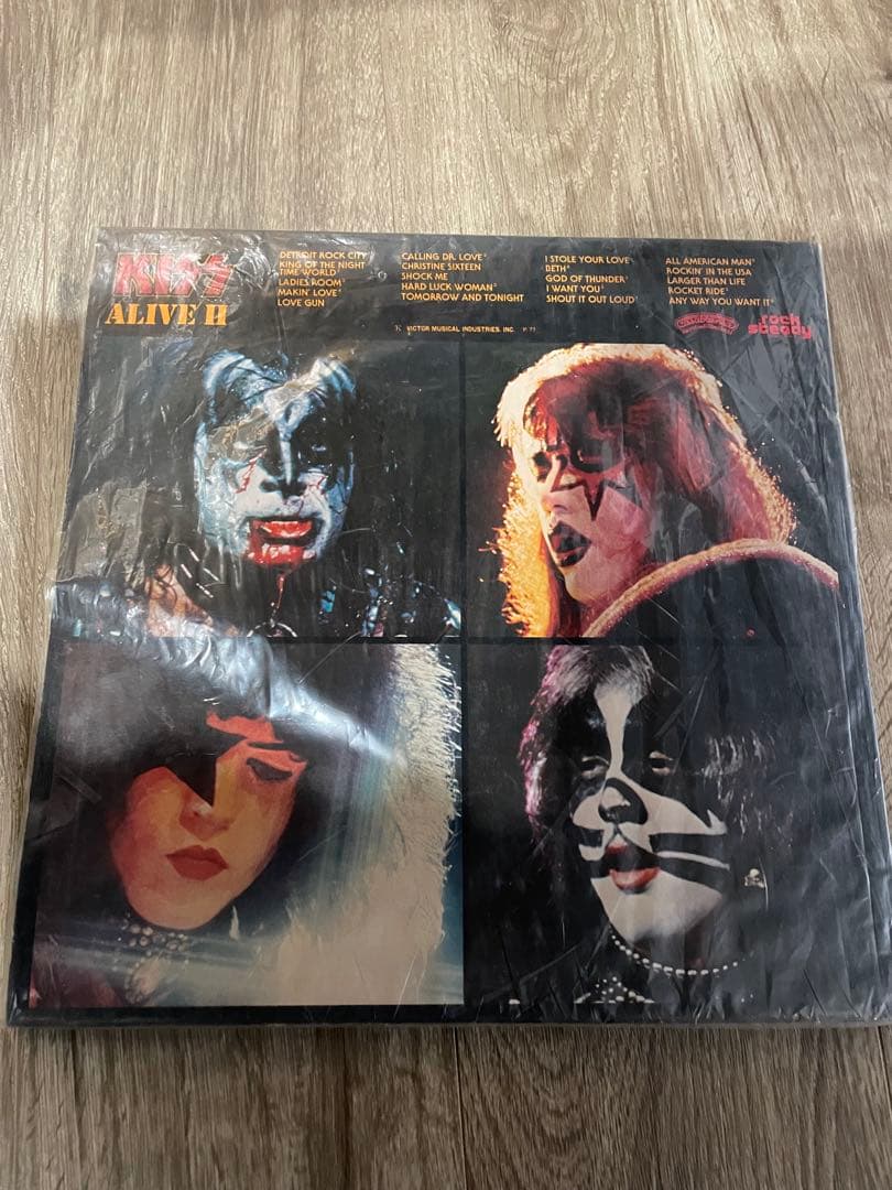 KISS レコード 5枚セット ALIVE! LOVE GUN