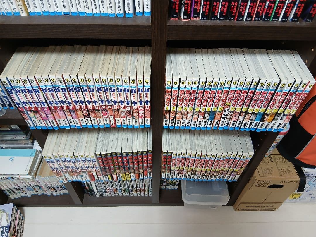 バキ全巻、範馬全巻、バキ道13巻まで。