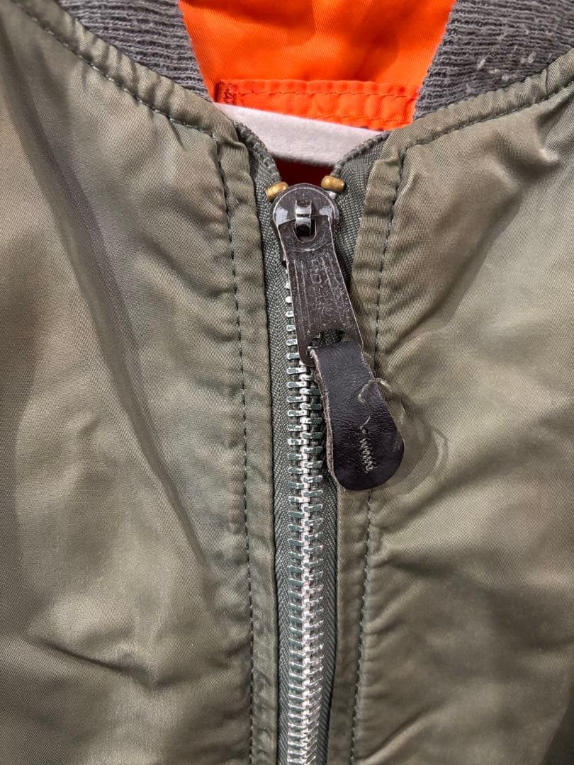 ALPHA/MA-1/IDEAL ZIP/USA製/SIZE M