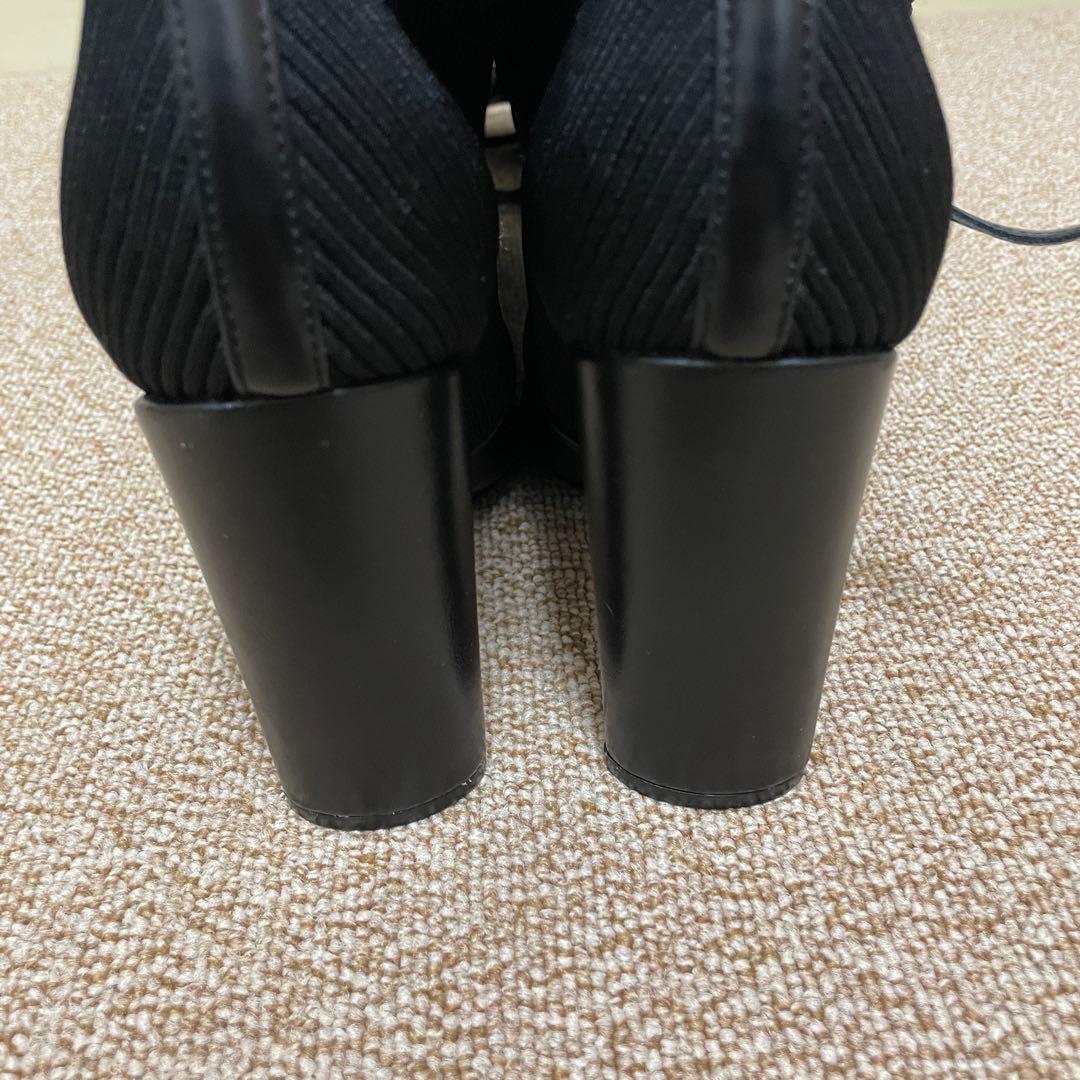 専用出品　　eimy istoireニットニーハイブーツ レースアップ